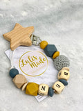 Pacifier chain and teether set