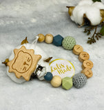 Pacifier chain and teether set