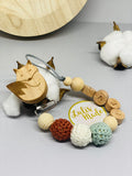 Pacifier chain and teether set