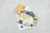 Schnullerkette mit Namen Personalisiert