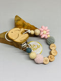 Pacifier chain and teether set