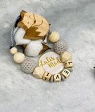 Pacifier chain and teether set