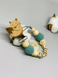 Pacifier chain and teether set