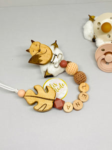 Pacifier chain and teether set