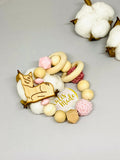 Pacifier chain and teether set