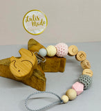 Pacifier chain and teether set