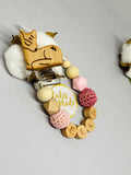 Pacifier chain and teether set