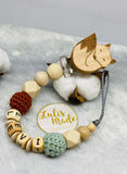Pacifier chain and teether set
