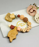 Schnullerkette mit Namen, Fliegenpilze