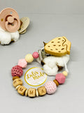 Pacifier chain and teether set