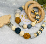 Beißring + Schnullerkette