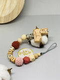 Pacifier chain and teether set