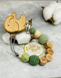 Pacifier chain and teether set
