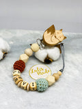 Pacifier chain and teether set