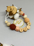 Pacifier chain and teether set
