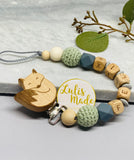 Pacifier chain and teether set