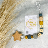 Pacifier chain and teether set