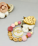 Pacifier chain and teether set