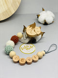 Pacifier chain and teether set