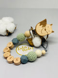 Pacifier chain and teether set