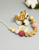 Pacifier chain and teether set