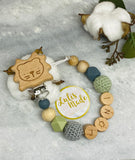 Pacifier chain and teether set