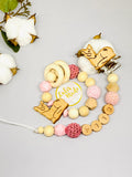 Pacifier chain and teether set