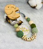 Pacifier chain and teether set