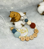 Schnullerkette mit Namen, Fuchs