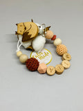 Pacifier chain and teether set